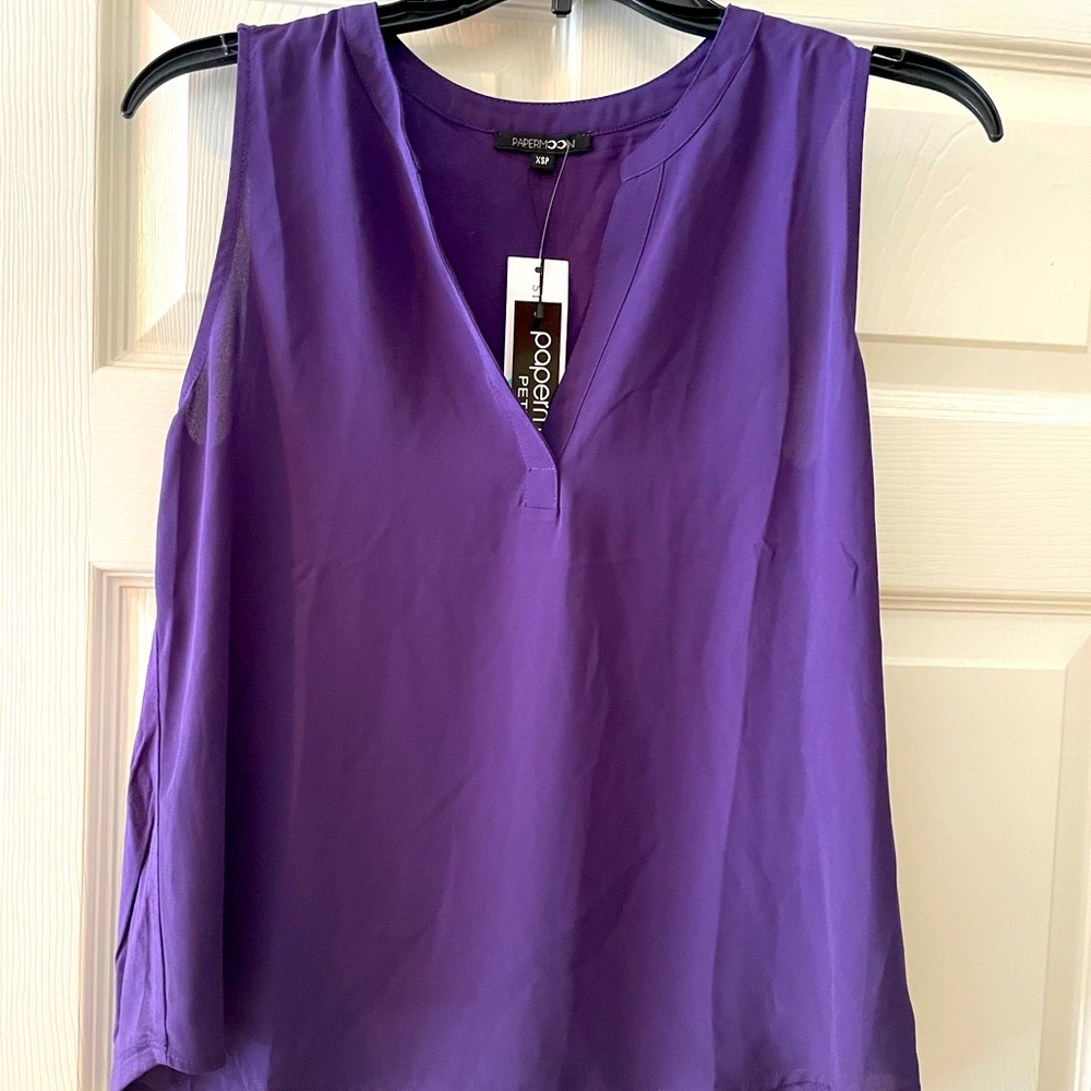 Papermoon Fayette Mixed Material Blouse